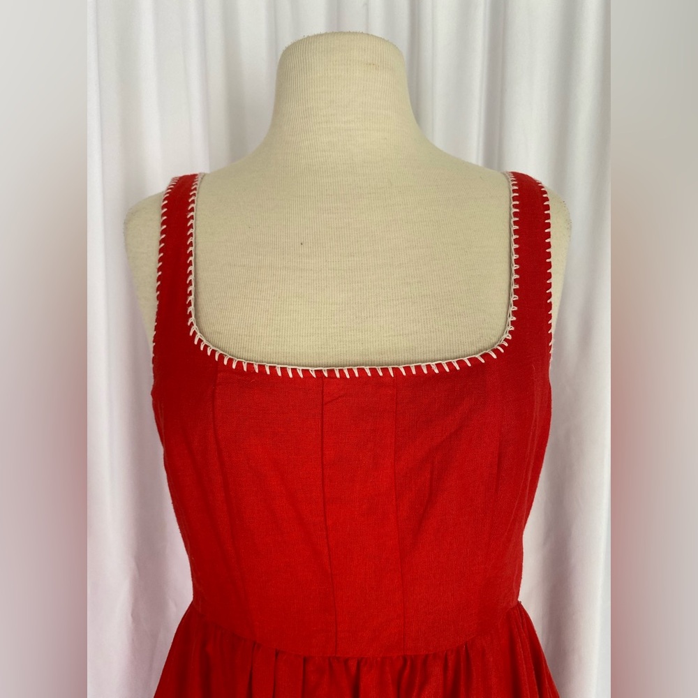 Christian Lacroix Linen Midi Dress - Picture 4 of 6